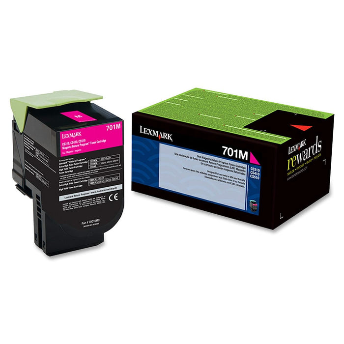 Lexmark 70C10M0 Magenta Return Program Toner Cartridge