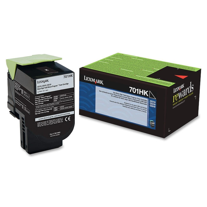 Lexmark 70C1HK0 Black High Yield Return Program Toner Cartridge