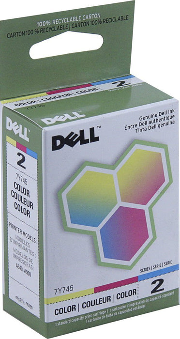 Dell 7Y745 Tri-Color Ink Cartridge