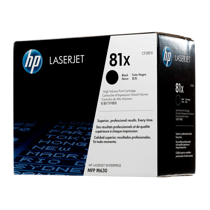 HP 81X CF281X Black High Yield Original LaserJet Toner Cartridge – 25,000 Pages