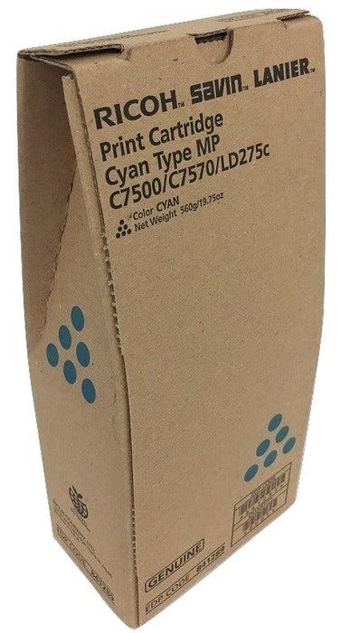Ricoh 841289 Cyan Toner Cartridge