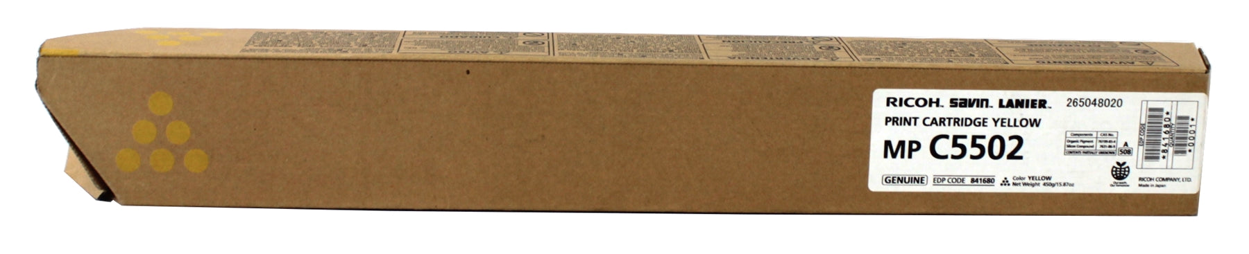 Ricoh 841680 Yellow Toner Cartridge