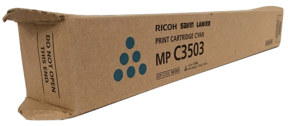 Ricoh 841816 Cyan High Yield Toner Cartridge