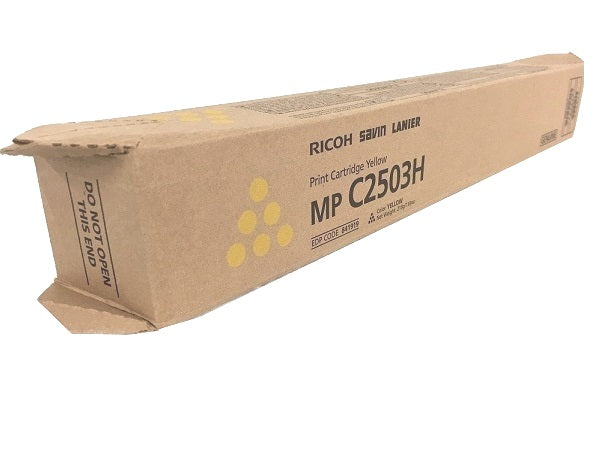 Ricoh 841919 Yellow High Yield Toner Cartridge