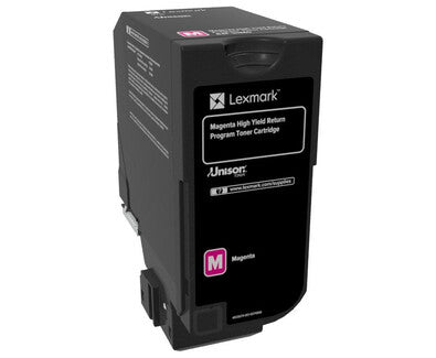 Lexmark 84C1HM0 Magenta High Yield Return Program Toner Cartridge
