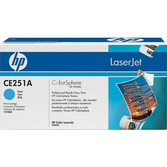 HP 504A Cyan Original LaserJet Toner Cartridge — CE251A