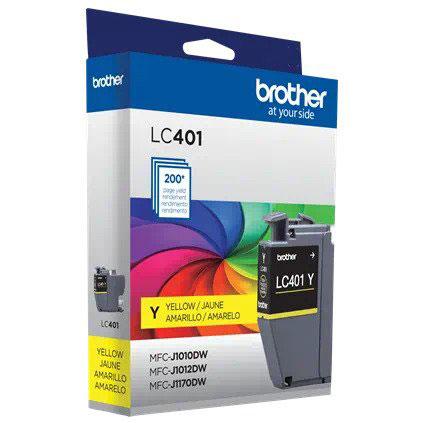 Brother LC401YS Yellow Standard-Yield Ink Cartridge