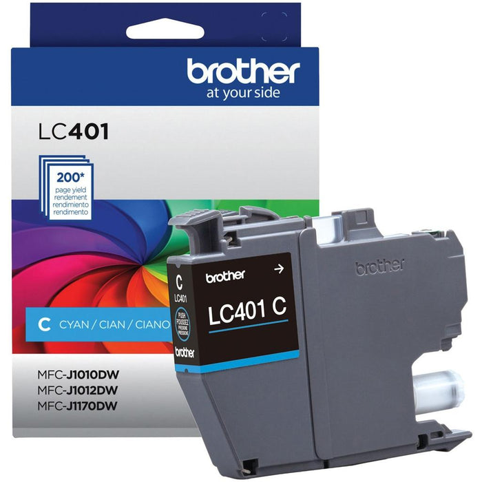Brother LC401CS Cyan Standard-Yield Ink Cartridge