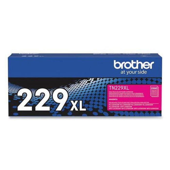 Brother TN229XLM High Yield Magenta Original Laser Toner Cartridge – 2,300 Pages