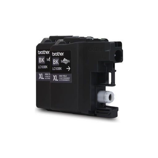 Brother LC1032PKS two physical black high yield ink cartridges