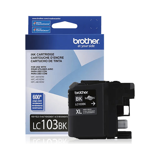 Brother LC103BK Black High Yield Ink Cartridge
