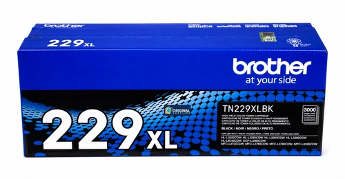 Brother TN229XLBK Black High Yield Original Laser Toner Cartridge – 3,000 Pages