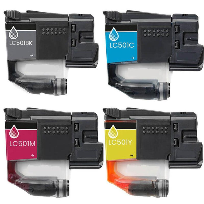 Brother LC5014PKS Standard-Yield Color Ink Cartridges 4-Pack — Black, Cyan, Magenta & Yellow
