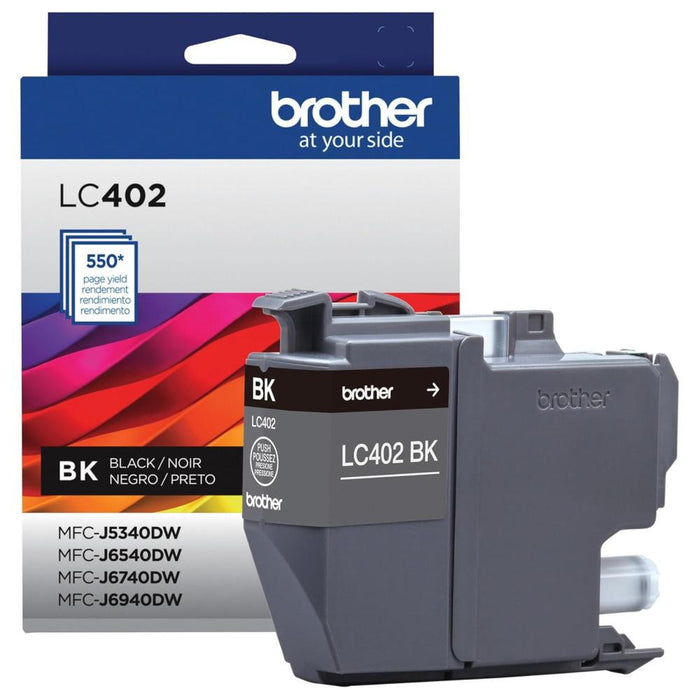 Brother LC402BKS Black Standard-Yield INKvestment Tank Ink Cartridge