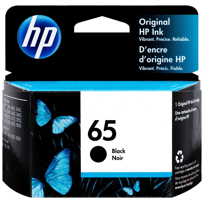 HP 65 N9K02AN Black Ink Cartridge