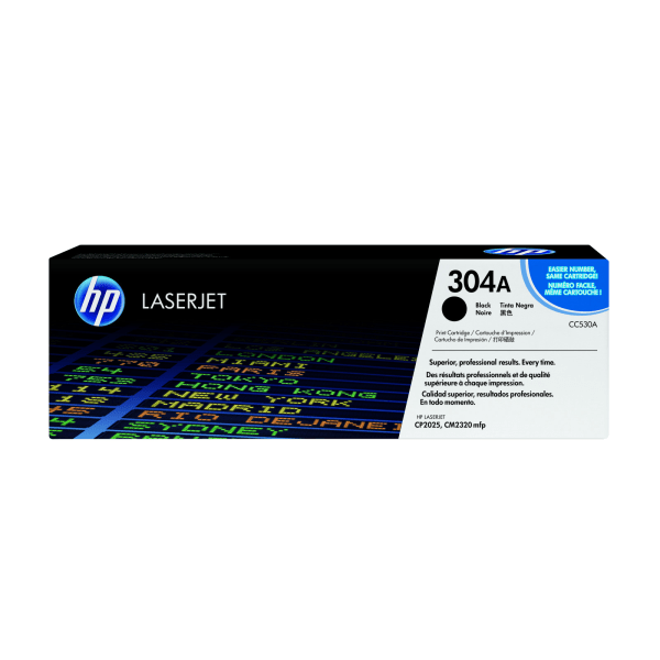 HP CC530A Black Toner Cartridge