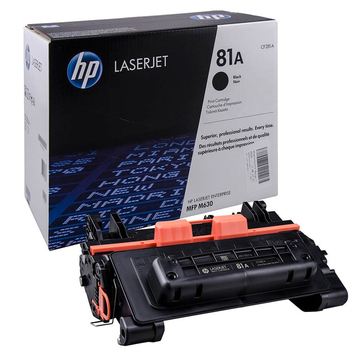 HP 81A CF281A Black Standard Yield Original LaserJet Toner Cartridge – 10,500 Pages