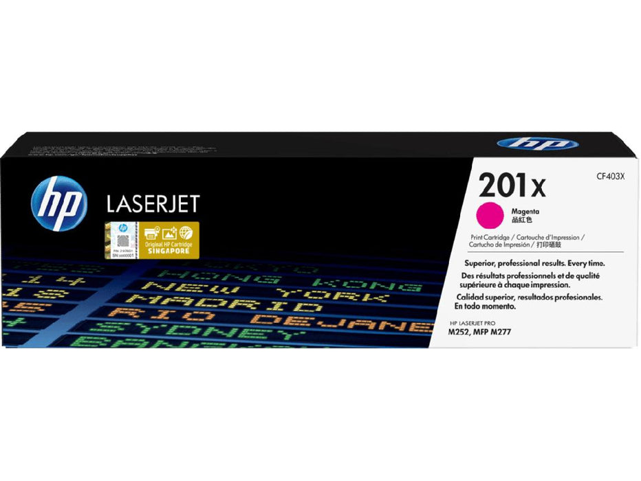 HP 201X CF403X Magenta High Yield Original LaserJet Toner Cartridge