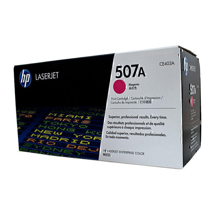 HP 507A CE403A Magenta Standard Yield Original LaserJet Toner Cartridge – 6,000 Pages