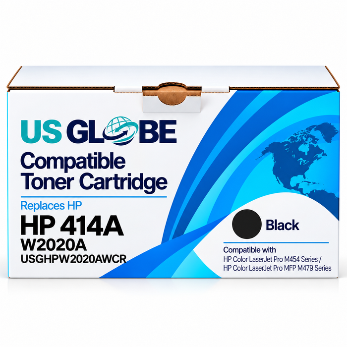 US Globe HP 414 (USGHPW2020AWCR) Black Compatible Non-OEM Toner Cartridge