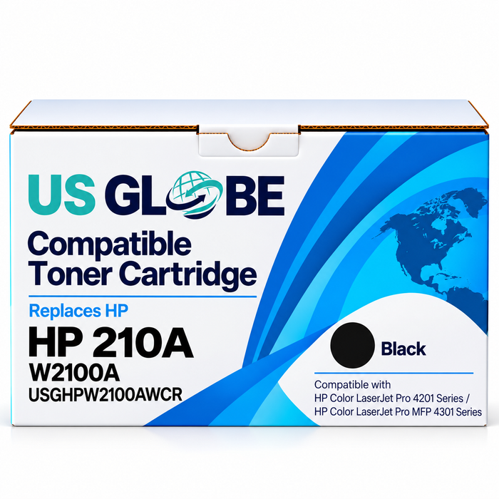US Globe USGHPW2100AWCR Black Remanufactured Compatible Non-OEM Toner Cartridge - Standard Yield