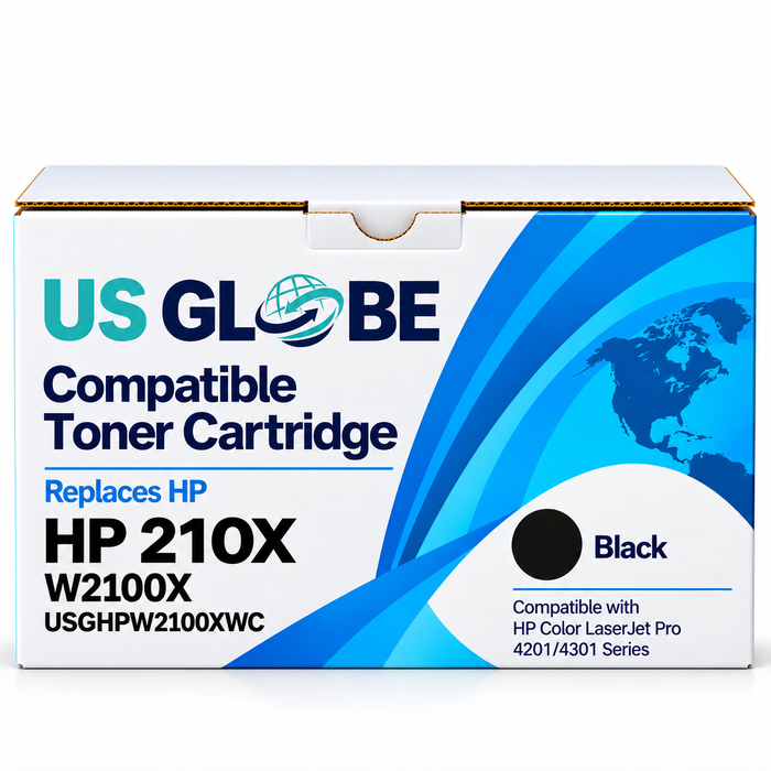 US Globe USGHPW2100XWC Black Compatible Non-OEM Toner Cartridge - High Yield