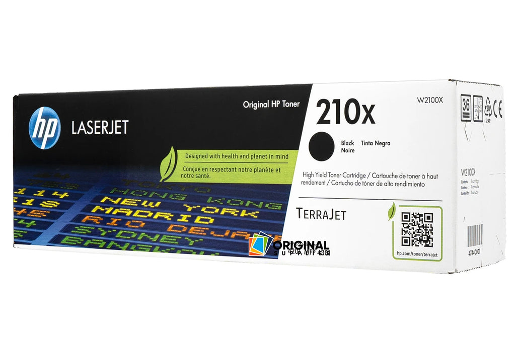 HP 210X W2100X Black High Yield Toner Cartridge