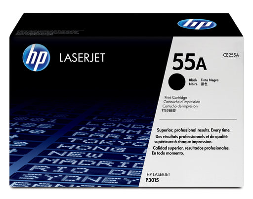 HP LaserJet 55A black print cartridge packaging