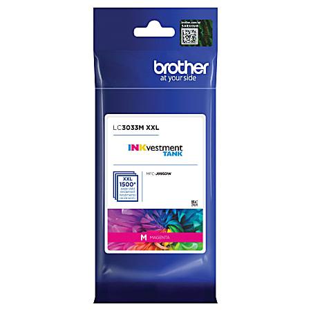 Brother LC3033M Magenta Super High-Yield INKvestment Tank Original Ink Cartridge