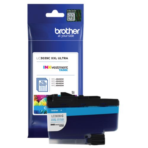 Brother LC3039C Cyan Ultra High-Yield INKvestment Tank Original Ink Cartridge