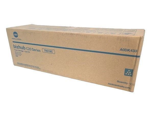 Konica Minolta A0DK433 Cyan Toner Cartridge