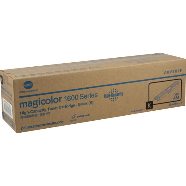 Konica Minolta A0V301F Black High Yield Toner Cartridge