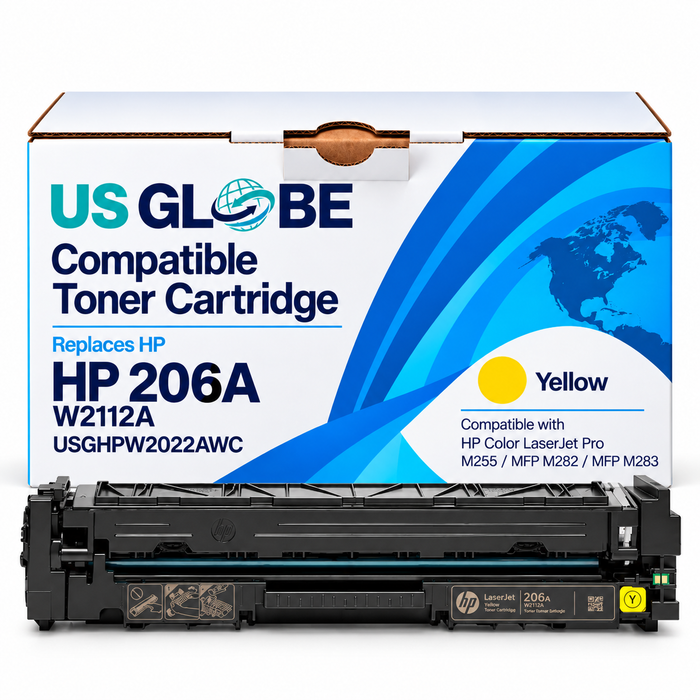 US Globe HP 414 (USGHPW2022AWC) Yellow Compatible Non-OEM Toner Cartridge