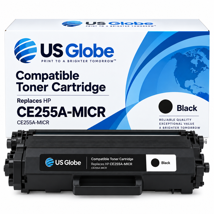 Compatible CE255A-MICR Black HP Toner Cartridge