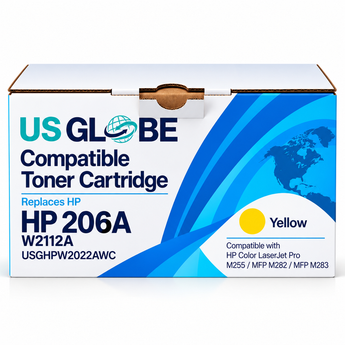 US Globe HP 414 (USGHPW2022AWC) Yellow Compatible Non-OEM Toner Cartridge