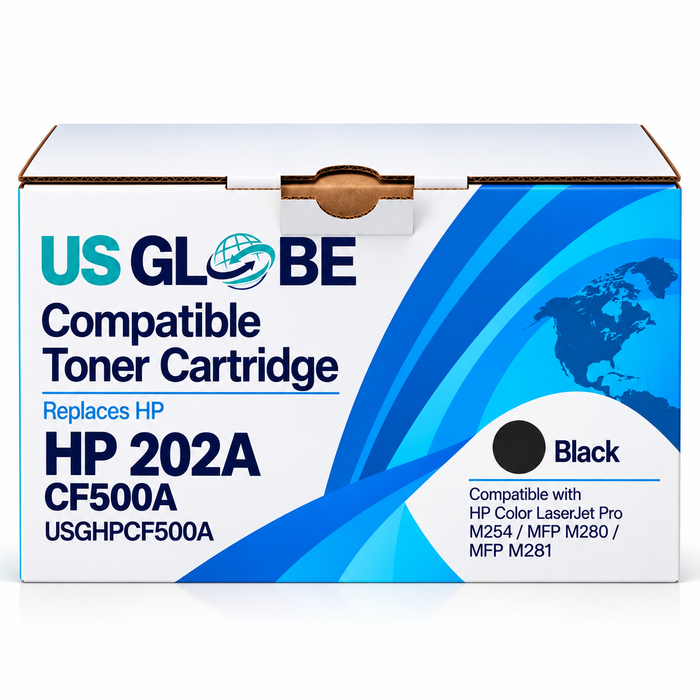 US Globe USGHPCF500A Black Compatible Non-OEM Toner Cartridge