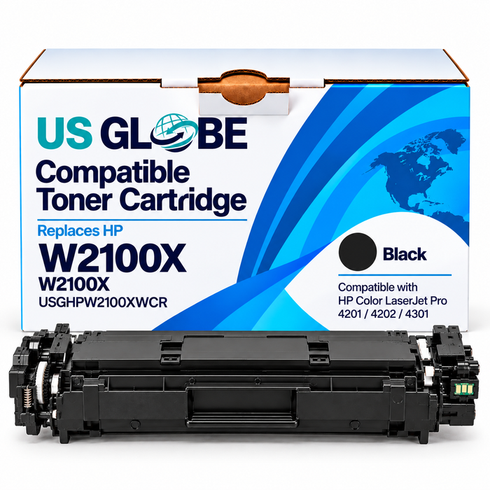 US Globe USGHPW2100XWCR Black Remanufactured Compatible Non-OEM Toner Cartridge - High Yield