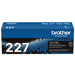 Brother TN-227BK Black High Yield genuine toner cartridge