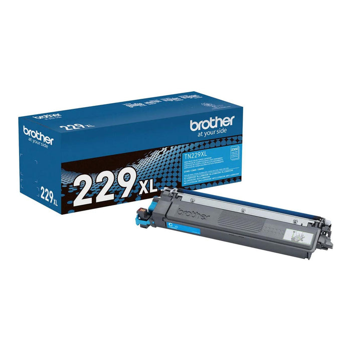 Brother Brother TN-229XL (TN229XLC) Cyan High Yield Original OEM Toner Cartridge