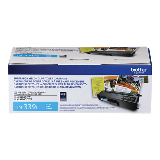 Brother TN339C Cyan Super High Yield Original Toner Cartridge