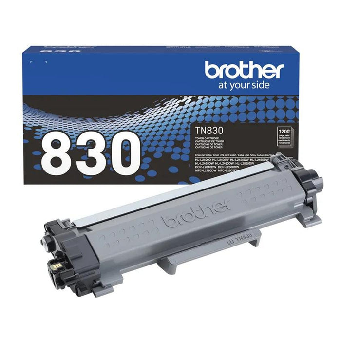 Brother TN830 Black Standard Yield Original Toner Cartridge