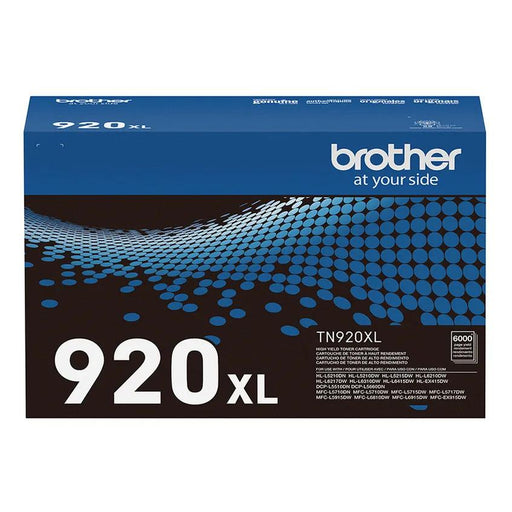 Brother TN920XL high-yield black toner cartridge genuine retail box