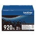 Brother TN920XL2PK high-yield black toner twin pack genuine retail box