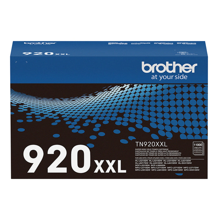 Brother TN920XXL super high-yield black toner cartridge genuine retail box