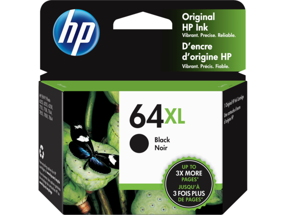HP 64XL N9J92AN Black High Yield Ink Cartridge