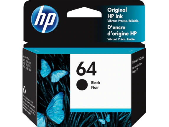 HP 64 N9J90AN Black Ink Cartridge