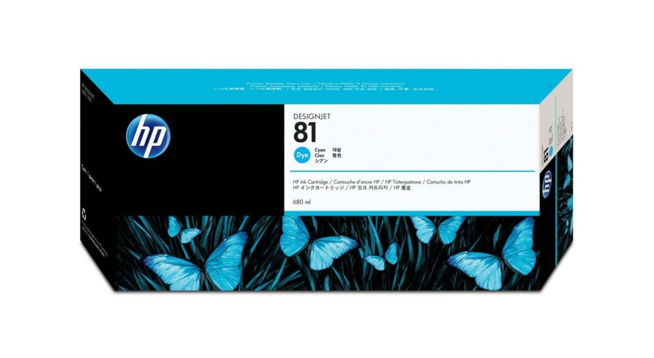 HP C4931A Cyan Dye Ink Cartridge