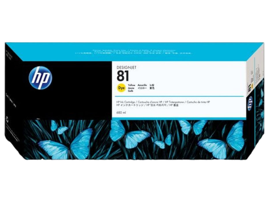 HP C4933A Yellow Dye Ink Cartridge