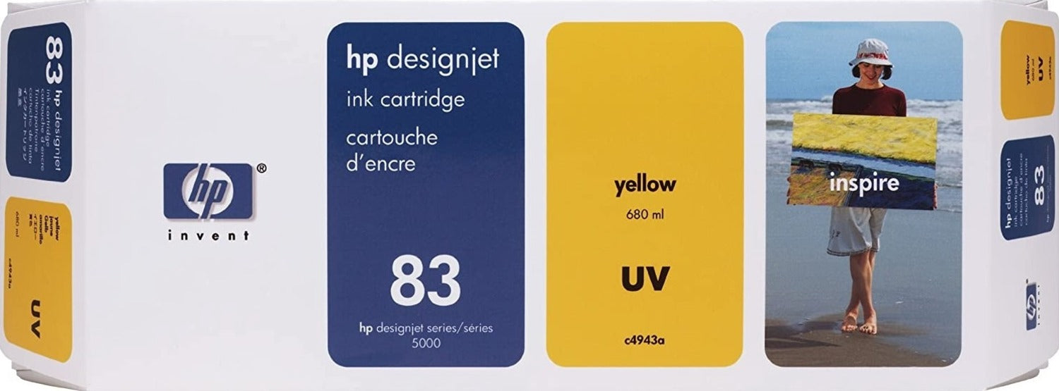 HP C4943A Yellow UV Ink Cartridge
