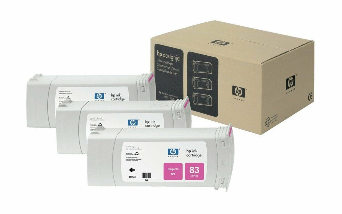 HP C5074A Magenta UV Ink Cartridge 3/Pack